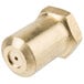 A close up of a brass #65 hood orifice with a 3/8-27UNS thread.