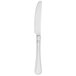 A close-up of a Walco Soho stainless steel dinner knife with a silver handle.