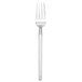 A silver Walco European table fork with a long handle.