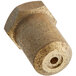 A close-up of a gold #44 Hood Orifice with a threaded nut.