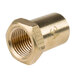 A gold #34 hood orifice with a nut on the end.