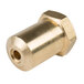 A brass #34 Hood Orifice with a 3/8-27UNS thread.