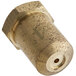 A close up of a brass #54 Hood Orifice with 3/8-27UNS threading.