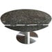 An Art Marble Furniture Uba Tuba granite table top with drop leaf extensions.