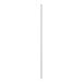A white rectangular Cambro Camshelving® Premium stationary post.