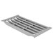 A grey plastic grate for Cambro Basics shelving on a white background.