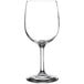 A clear Libbey Bristol Valley white wine glass.