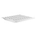 A white plastic tray with a grid of vent holes.