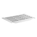 A rectangular, vented plastic shelf plate designed for use with Cambro Camshelving Basics Plus Series shelving units.