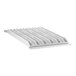 A white plastic grid with vented holes.