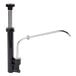 A black and silver Carnival King 3.5 Qt. sauce pump.