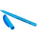 The blue Bic Brite Liner pen and cap.