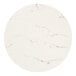 An Art Marble Furniture white quartz table top with black veins in a circular shape.