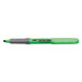 A green Bic Brite Liner Grip chisel tip highlighter.
