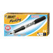 A box of 24 Bic black fine tip permanent markers.