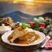 A plate of food with Chef's Companion Chicken Gravy on top.