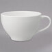 A Villeroy & Boch white porcelain cup with a handle.