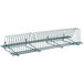 A Metro SmartWall G3 wire dish rack with shelves on a wall track.