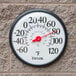 a thermometer on a wall