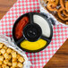 a close up of a sauce