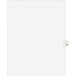 A white file folder tab with a small hole in the middle.