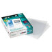 A box of Avery Diamond Clear sheet protectors with a product label.