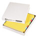 A white box of Avery Write-On divider sets with a yellow box and colorful files inside.