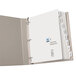 A white file with Avery 8-tab dividers.