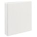 A white Avery Heavy-Duty View binder with white covers.