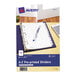 Avery 12-tab A-Z dividers with white tabs and black lettering.