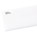 A white envelope with a white Avery return address label on it.