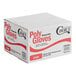 A white box of Choice Large Disposable Poly Gloves with red text.