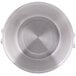 A close-up of a brushed stainless steel beverage tub.