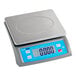 A digital display on an AvaWeigh Portion Control Scale.