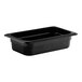 A Cambro black plastic food pan.