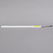A white rectangular LED light bulb with a black cord.
