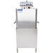 A Jackson TempStar high temperature door type dishwasher with a stainless steel door open.