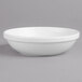 A white Villeroy & Boch porcelain bowl on a gray background.