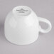 A white Villeroy & Boch porcelain cup with a handle.