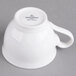 A white Villeroy & Boch porcelain cup with a handle.