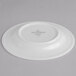 A white Villeroy & Boch porcelain flat plate with a white rim and logo.