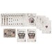Bicycle American Flag playing cards with a heart, star, and eagle and shield.