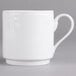 A Villeroy & Boch white porcelain mug with a handle.