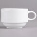 A Villeroy & Boch white porcelain cup with a handle.