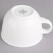 A Villeroy & Boch white porcelain cup with a handle.