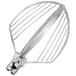A silver metal Hobart Legacy Wing Whip with wire.