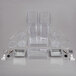 A Crathco double clear plastic container and drip tray assembly kit.