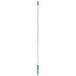 A white Unger telescopic pole with green and silver accents.