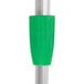 A Unger green and silver metal telescopic pole with a green ErgoTec locking cone.