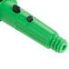 A green plastic Unger telescopic pole with black ErgoTec locking cone.